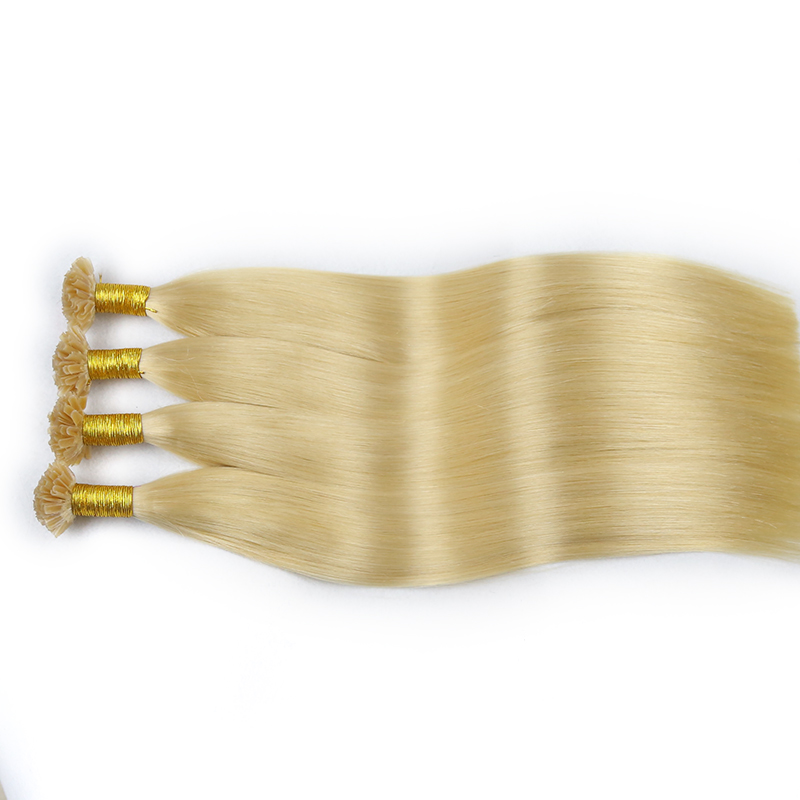 Thick End Remy Virgin U Tip Hair Extension Raw U Tip Keratin Bonded Human Hair Extensions